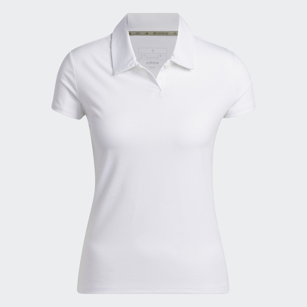 GO-TO HEATHERED GOLF POLO SHIRT - White Melange  