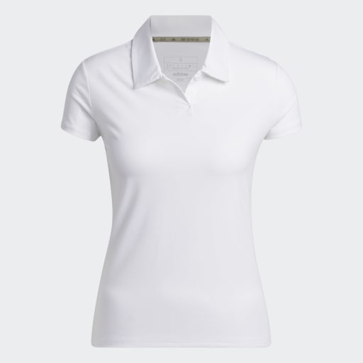 GO-TO HEATHERED GOLF POLO SHIRT - White Melange  