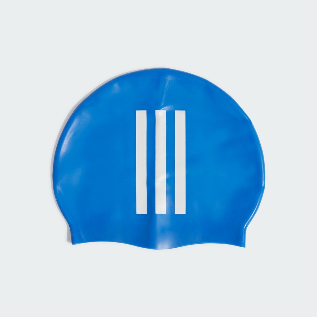 ADIDAS 3-STRIPES SWIM CAP KIDS - Bright Royal / White