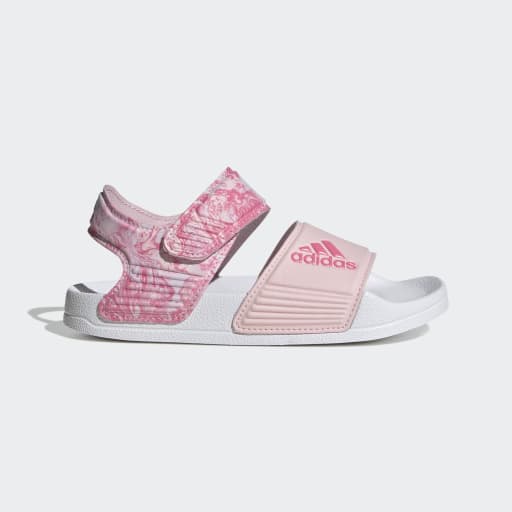 ADILETTE SANDALS - Clear Pink / Pink Fusion / Cloud White