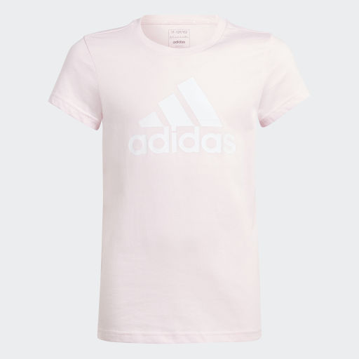 ESSENTIALS BIG LOGO COTTON T-SHIRT - Clear Pink / White