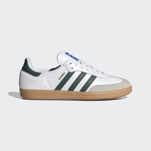 SAMBA OG SHOES - Cloud White / Collegiate Green / Gum