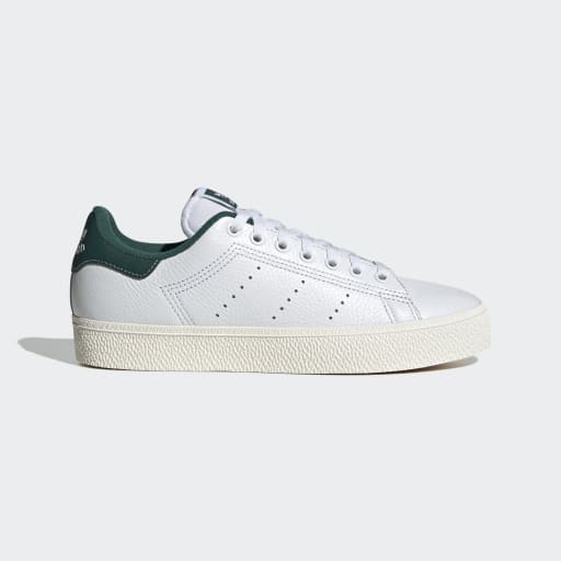 STAN SMITH CS SHOES - Ftwr White / Ftwr White / Collegiate Green