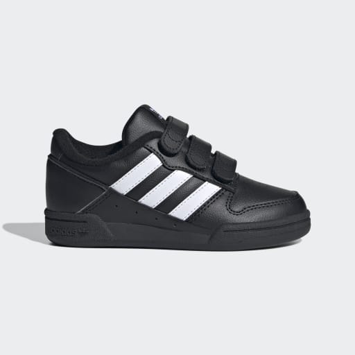TEAM COURT 2.0 STR COMFORT CLOSURE SHOES KIDS - Core Black / Ftwr White / Ftwr White