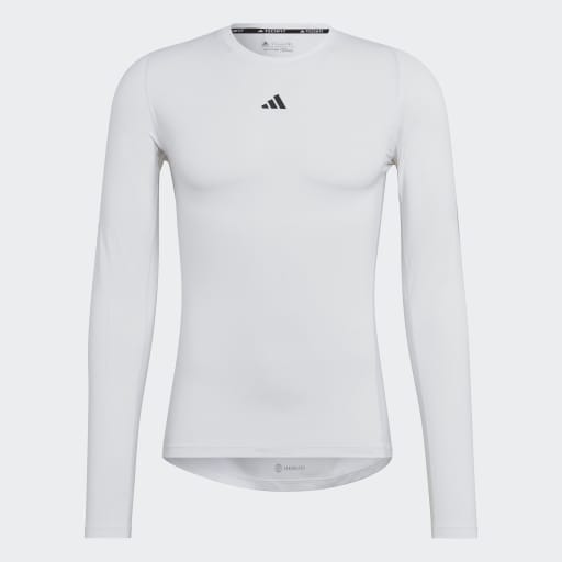 TECHFIT TRAINING LONG SLEEVE LONG-SLEEVE TOP - White