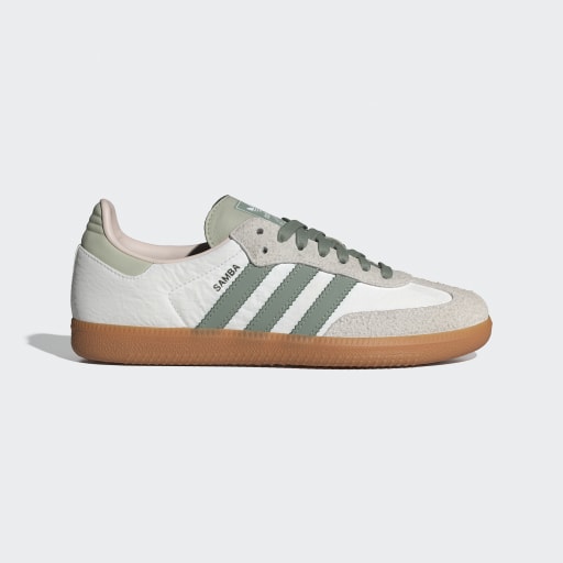 SAMBA OG SHOES - Cloud White / Silver Green / Putty Mauve