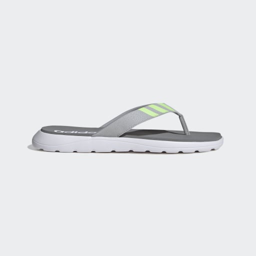 COMFORT FLIP-FLOPS - Grey Two / Green Spark / Ftwr White