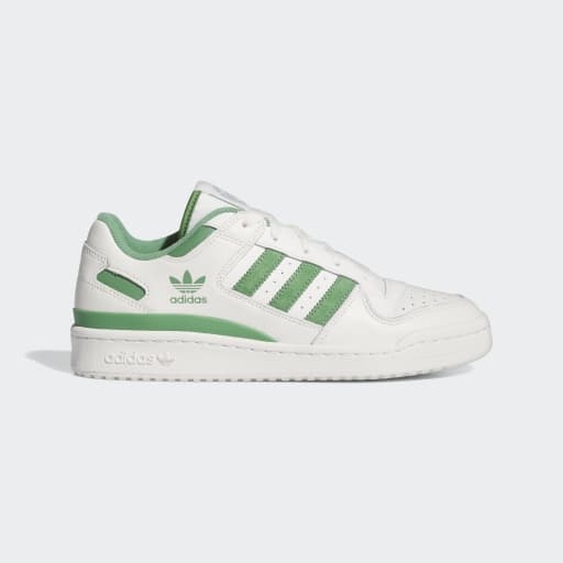 FORUM LOW CL SHOES - Cloud White / Preloved Green / Cloud White