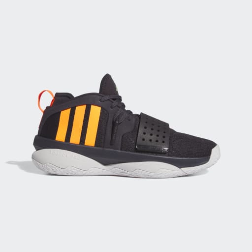 DAME 8 EXTPLY SHOES - Aurora Black / Signal Orange / Dash Grey