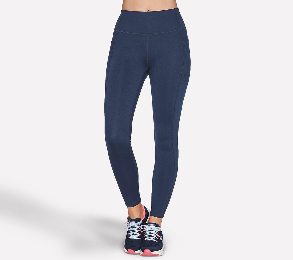 GOSTRETCH HIGH-WAISTED FULL LENGTH 4 POCKET LEGGING - BLUE IRIS