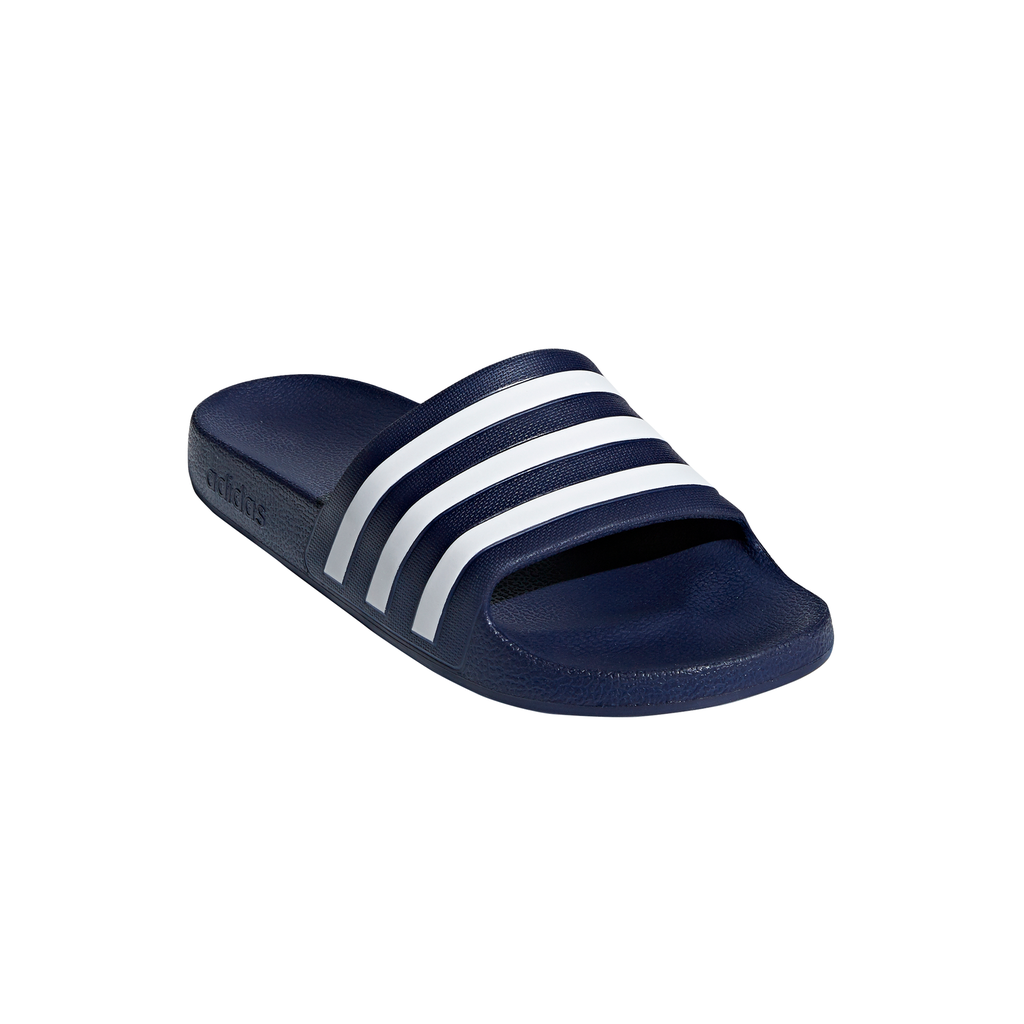 ADILETTE AQUA SLIDES - Dark Blue / Cloud White / Dark Blue