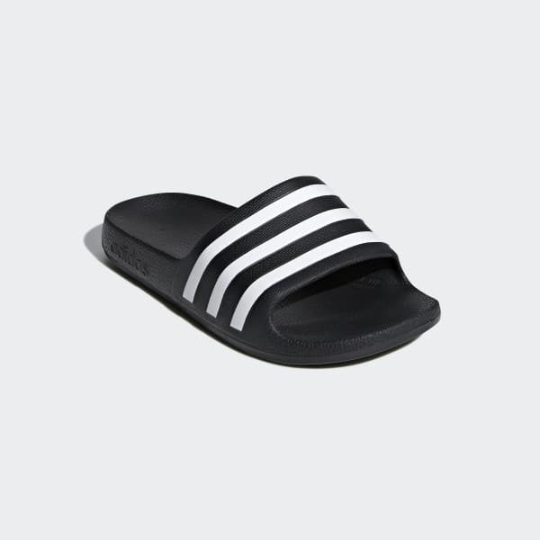 ADILETTE AQUA SLIDES KIDS - Core Black / Cloud White / Core Black