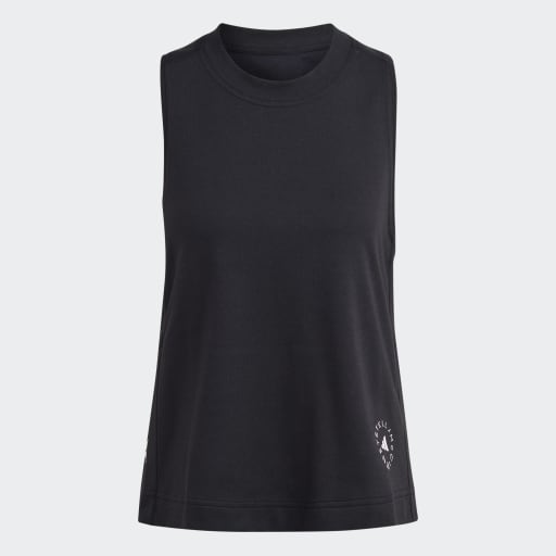 ADIDAS BY STELLA MCCARTNEY LOGO TANK TOP - Black