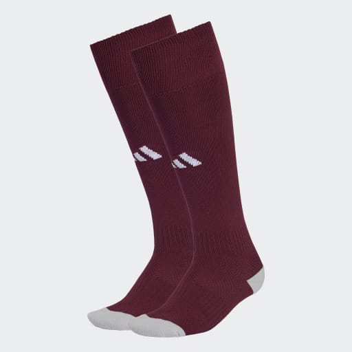 MILANO 23 SOCKS - Team Maroon 2 / White