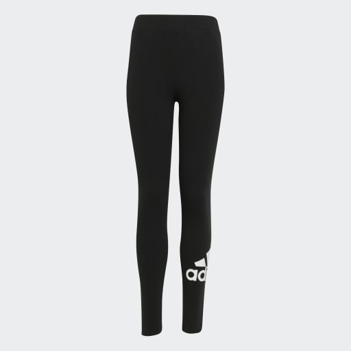ESSENTIALS BIG LOGO COTTON LEGGINGS - Black / White