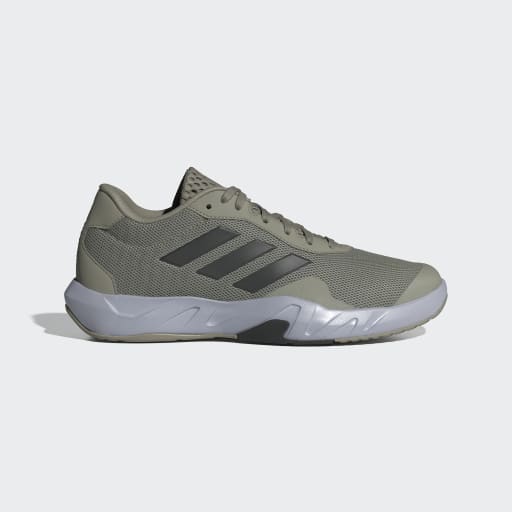 AMPLIMOVE TRAINER SHOES - Silver Pebble / Core Black / Dash Grey