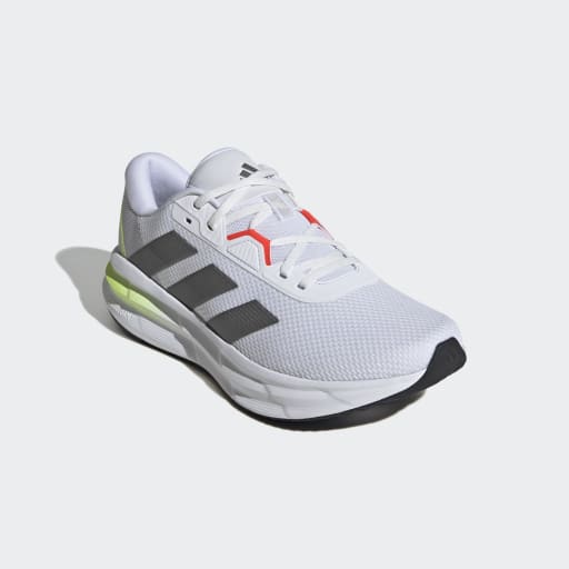 GALAXY 7 RUNNING SHOES - Cloud White / Iron Metallic / Lucid Lemon