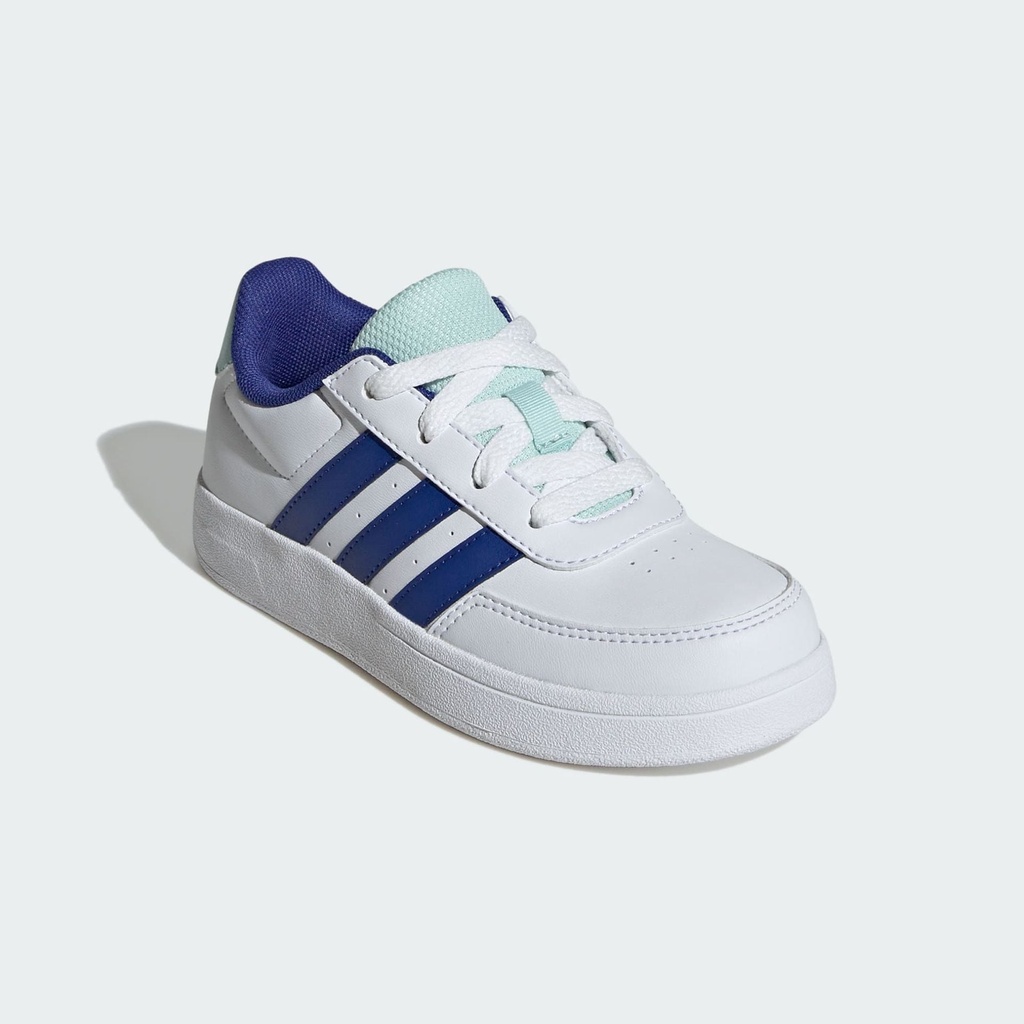 BREAKNET LIFESTYLE COURT LACE SHOES - Cloud White / Semi Lucid Blue / Halo Mint