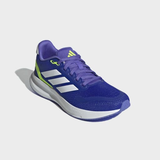 RUNFALCON 5 SHOES KIDS - Lucid Blue / Cloud White / Lucid Lemon