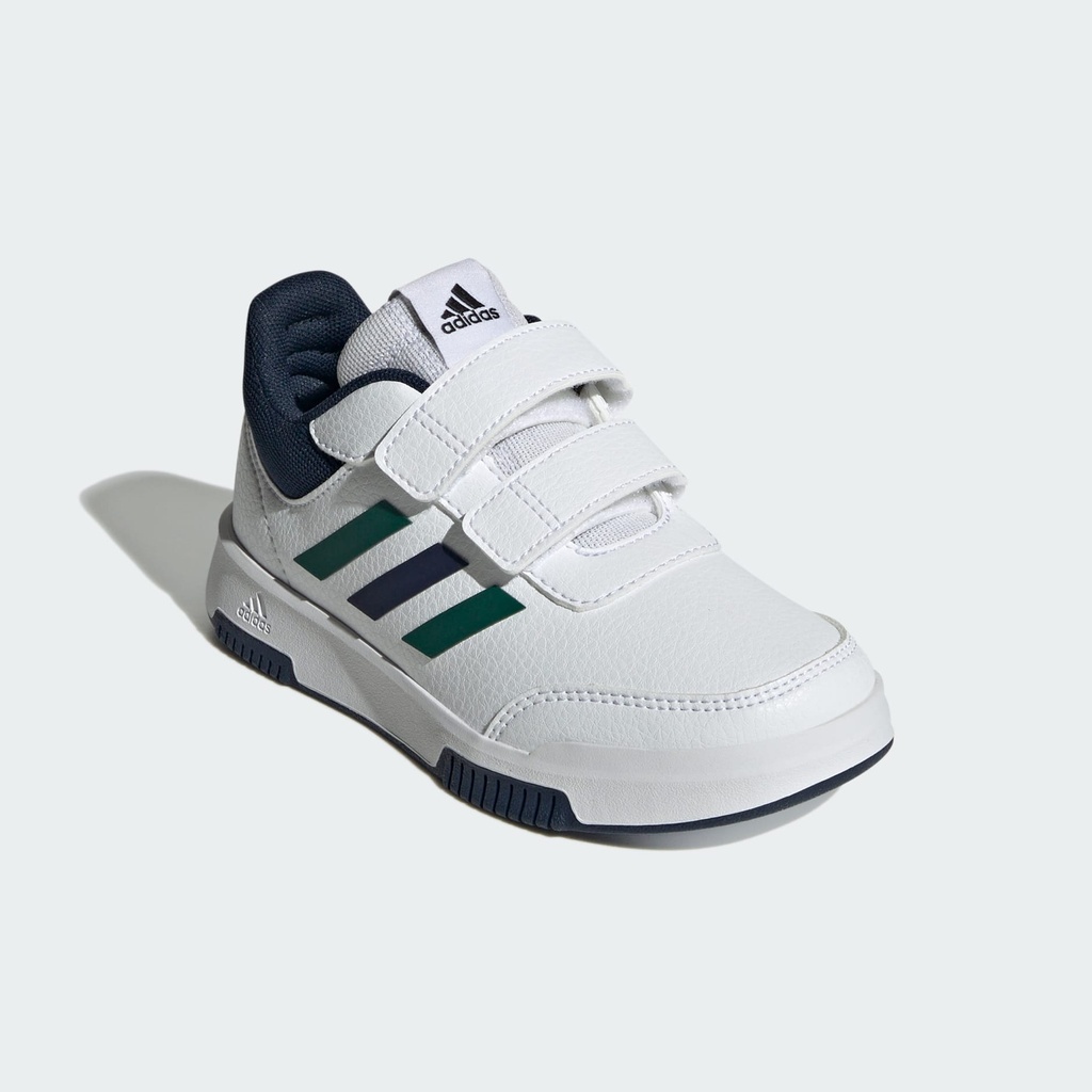TENSAUR HOOK AND LOOP SHOES - Cloud White / Collegiate Green / Collegiate Navy