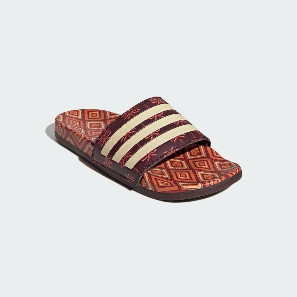 ADILETTE COMFORT SANDALS - Mystery Brown / Easy Yellow / Mystery Brown