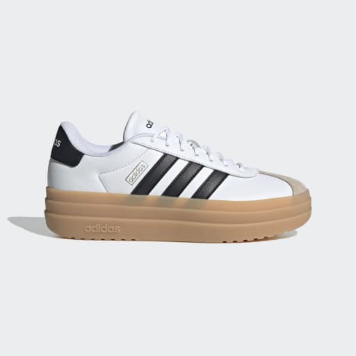 VL COURT BOLD SHOES - Cloud White / Core Black / Wonder Beige