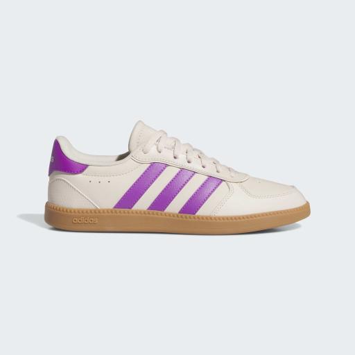 BREAKNET SLEEK SHOES - Halo Ivory / Purple Burst / Wonder White