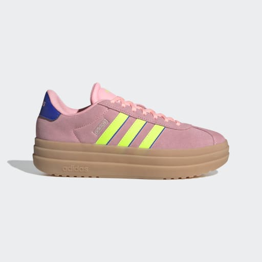 VL COURT BOLD SHOES - Pink Spark / Lucid Lemon / Lucid Blue