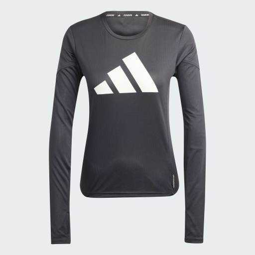 RUN IT LONG-SLEEVE TOP - Black