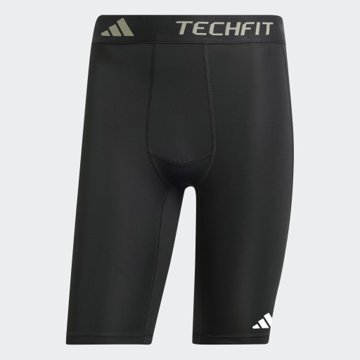 TECHFIT COMPRESSION TRAINING SHORT TIGHTS - Black