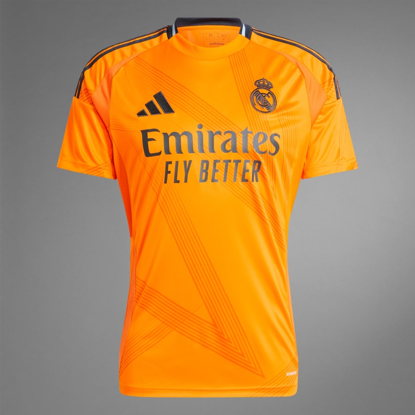 REAL MADRID 24/25 AWAY JERSEY - Crew Orange