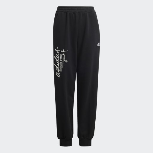 BRAND LOVE JOGGERS KIDS - Black / White