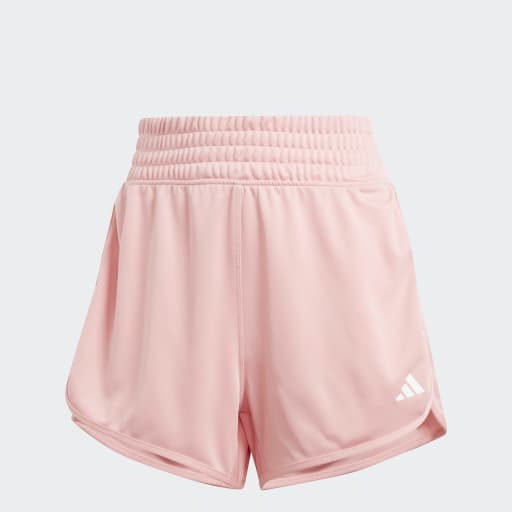 PACER ESSENTIALS KNIT HIGH-RISE SHORTS - Semi Pink Spark