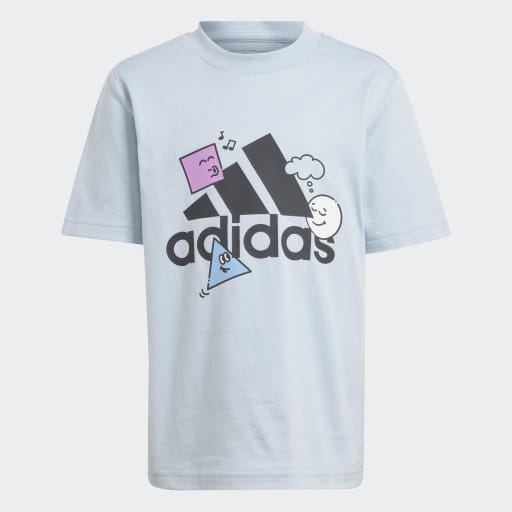 POSITIVITY TABLE GRAPHIC T-SHIRT - Wonder Blue