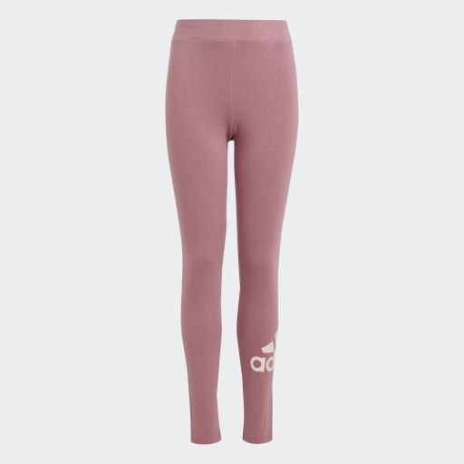 ESSENTIALS BIG LOGO COTTON LEGGINGS - Preloved Crimson / Sandy Pink