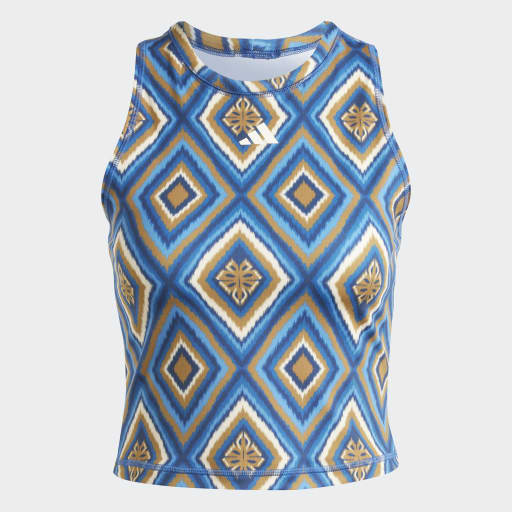 ADIDAS X FARM RIO TRAINING TANK TOP - Night Indigo / Dark Marine / Cream White