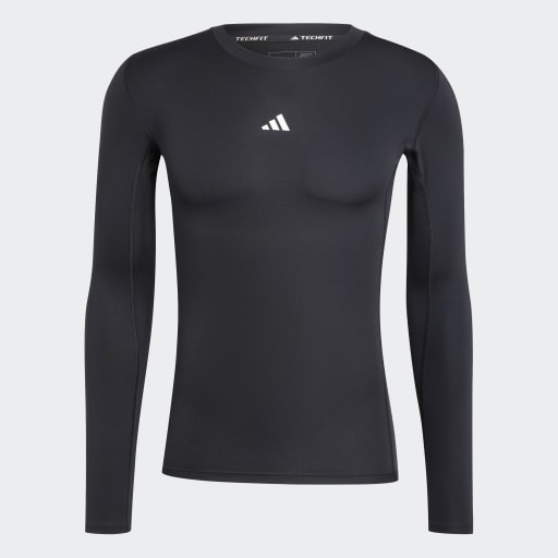 TECHFIT COMPRESSION TRAINING LONG SLEEVE LONG-SLEEVE TOP - Black