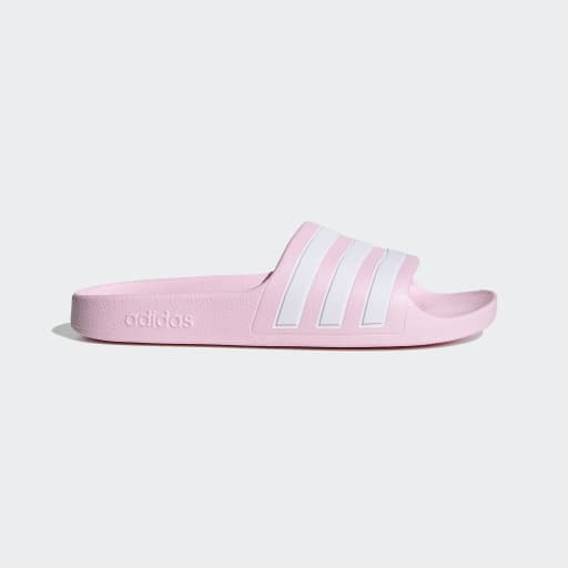 ADILETTE AQUA SLIDES KIDS - Clear Pink / Cloud White / Clear Pink
