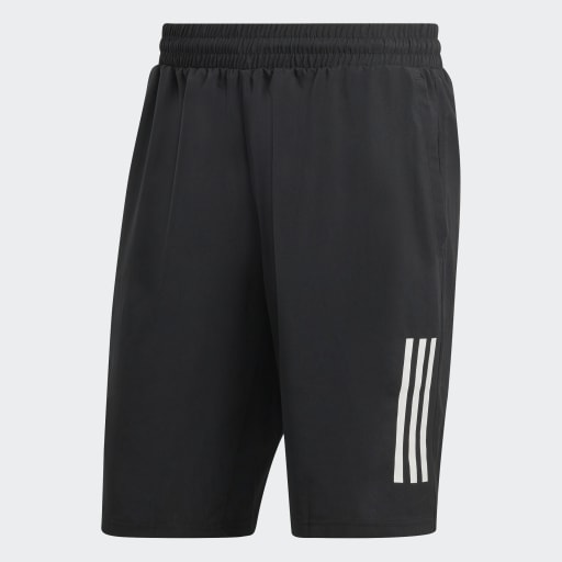 CLUB 3-STRIPES TENNIS SHORTS - Black