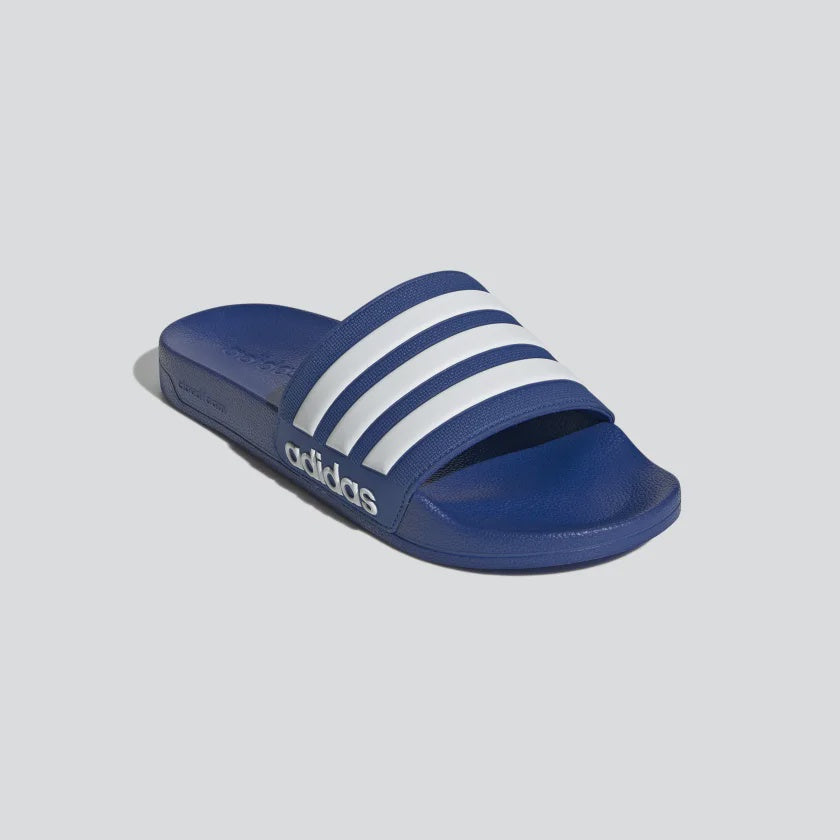ADILETTE SHOWER SLIDES - Royal Blue / Cloud White / Royal Blue