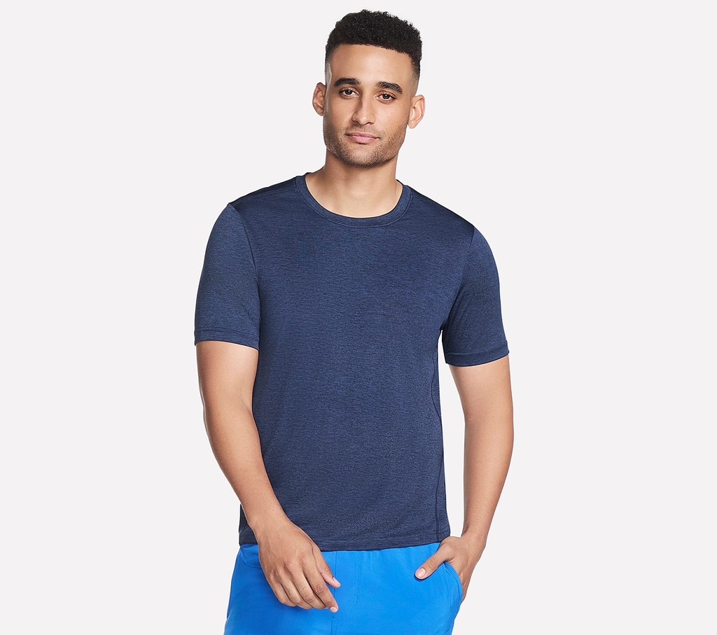 GODRI CHARGE TEE - BLUE IRIS/BOLD BLACK