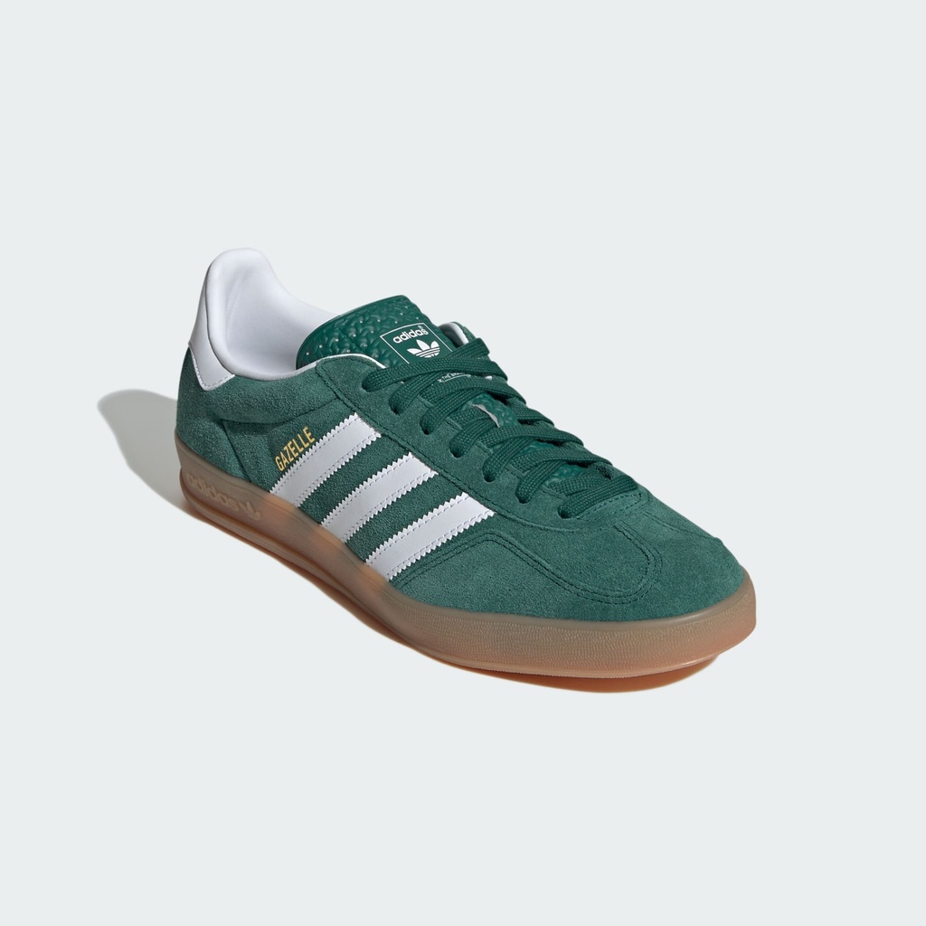 GAZELLE INDOOR SHOES - Collegiate Green / Cloud White / Gum