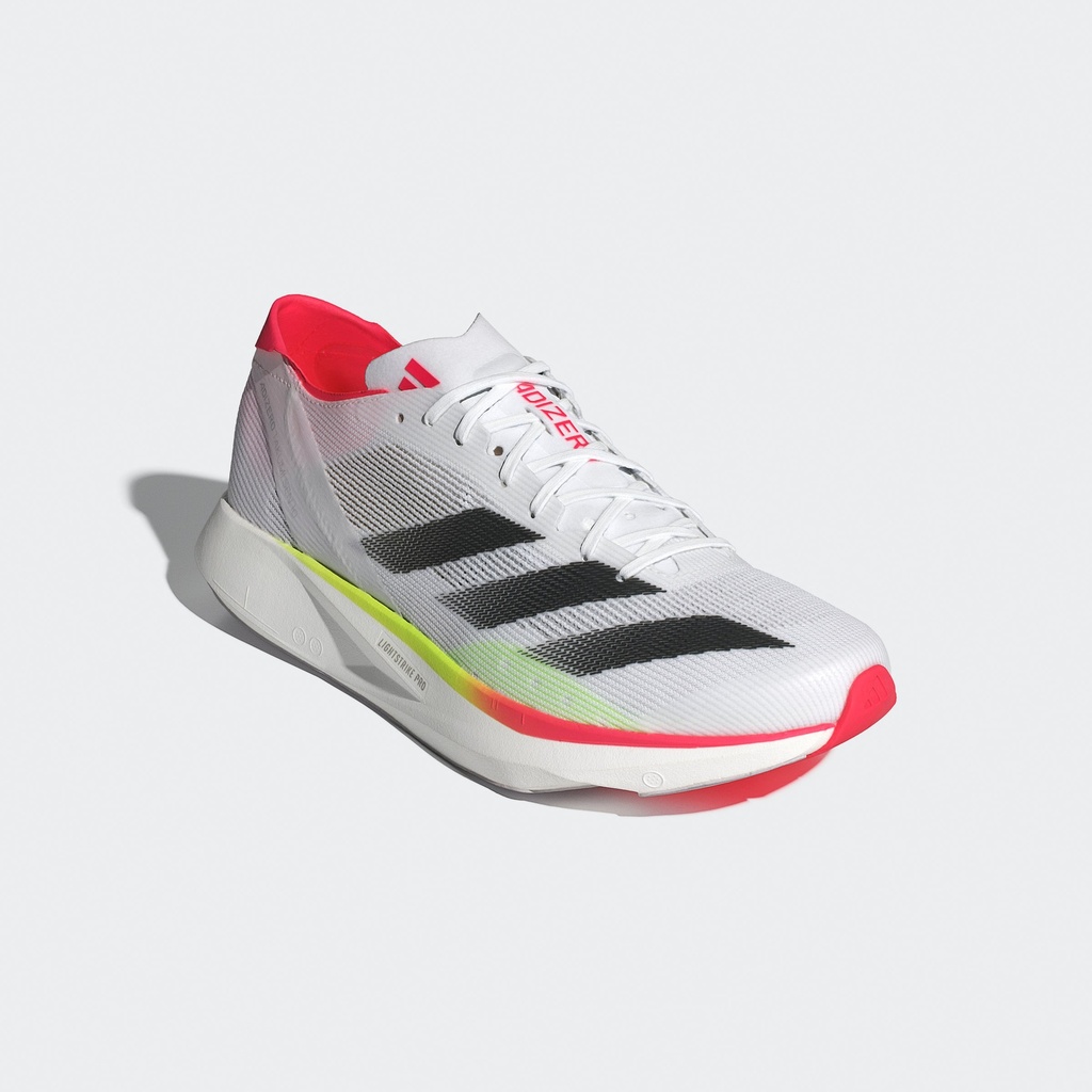 ADIZERO TAKUMI SEN 10 SHOES - Cloud White / Core Black / Lucid Red