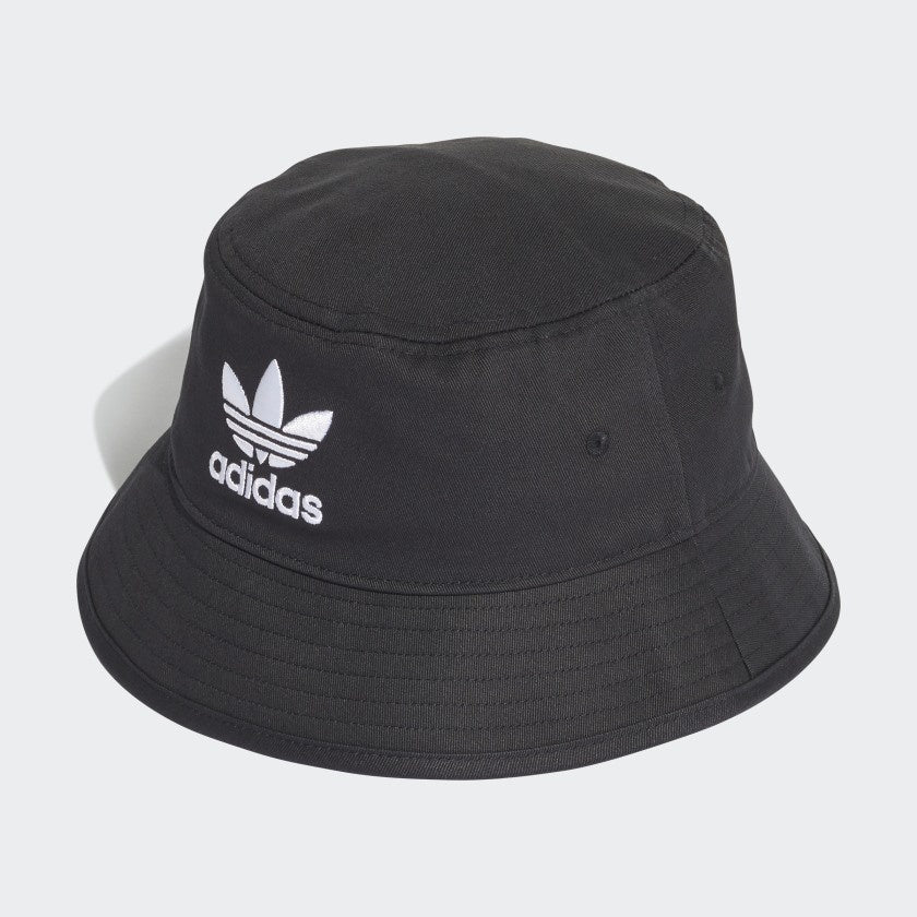 TREFOIL BUCKET HAT - Black / White