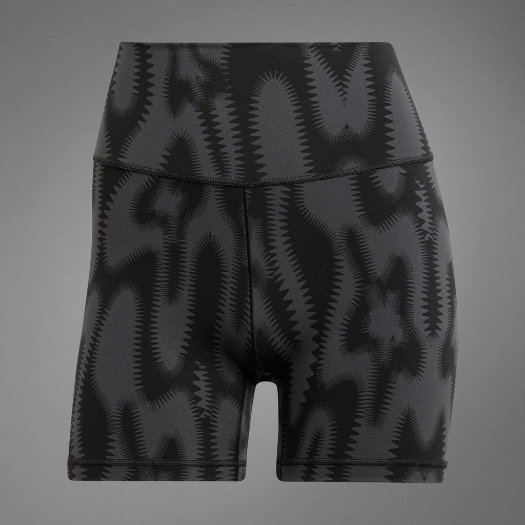 ADIDAS ALL ME PRINTED SHORT LEGGINGS  - Carbon