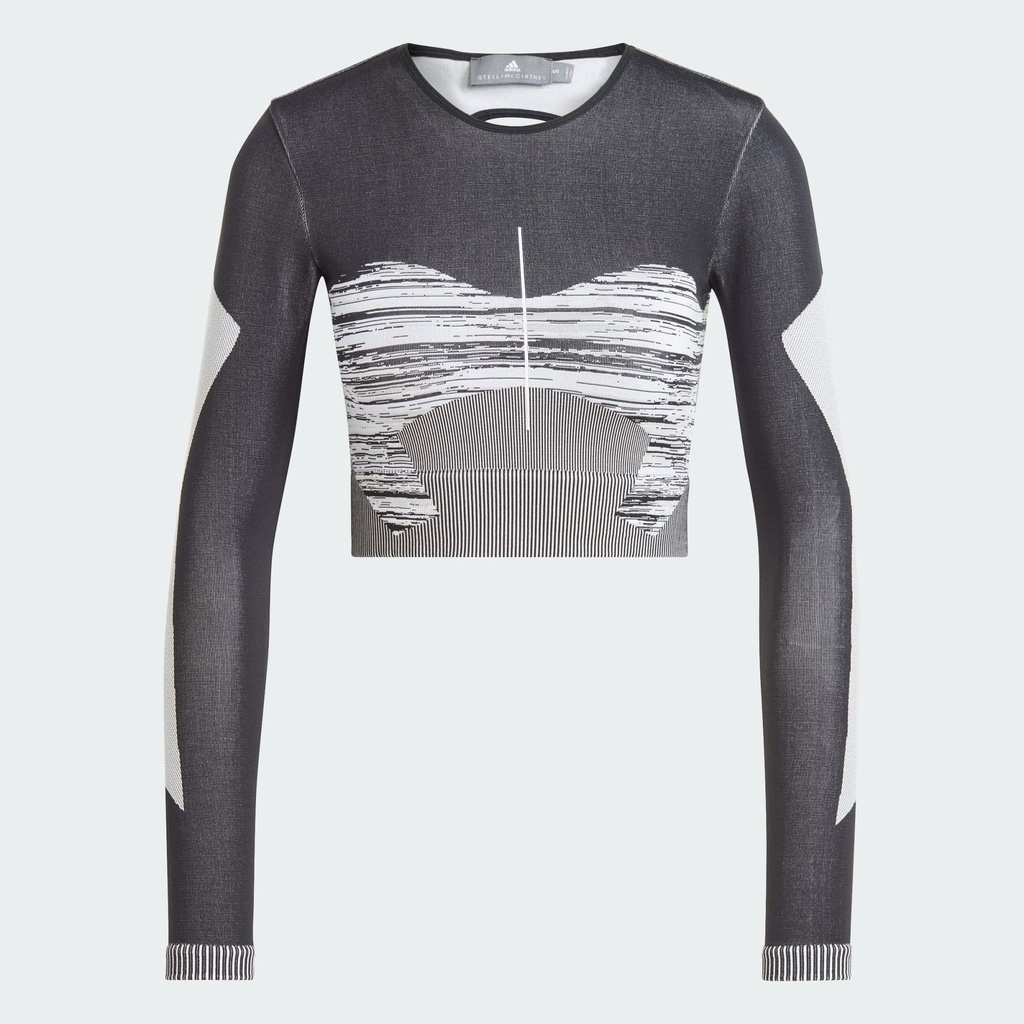 ADIDAS BY STELLA MCCARTNEY TRUESTRENGTH SEAMLESS YOGA LONGSLEEVE  - Black