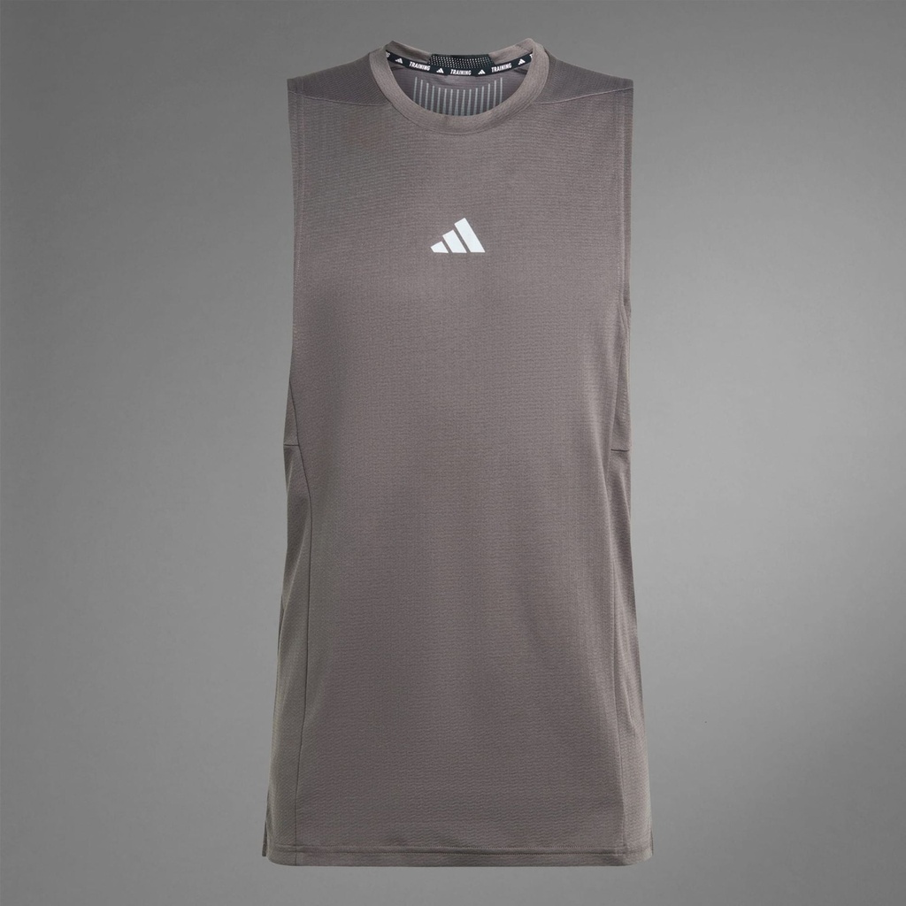 ADIDAS D4T HIIT WORKOUT HEAT.RDY TANK  - Charcoal