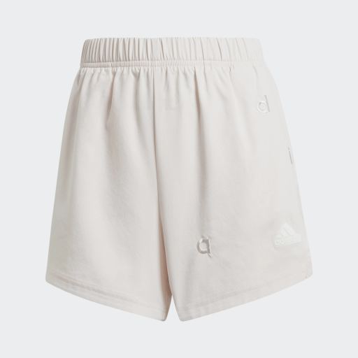 ADIDAS EMBROIDERY WOVEN LOOSE SHORTS  - Putty Mauve