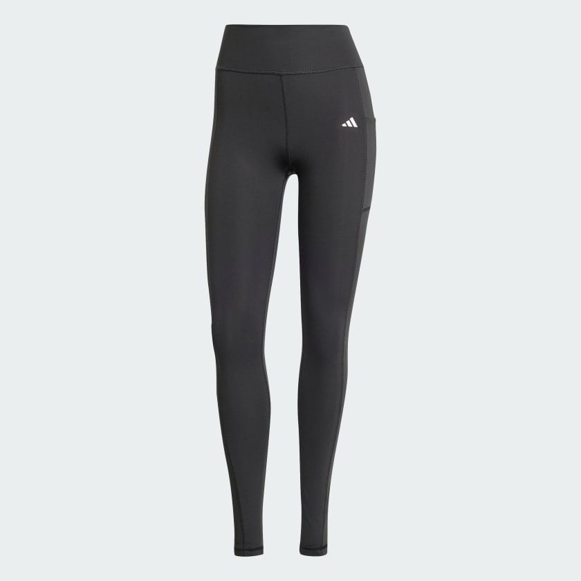 ADIDAS OPTIME FULL LENGTH LEGGINGS  - Black