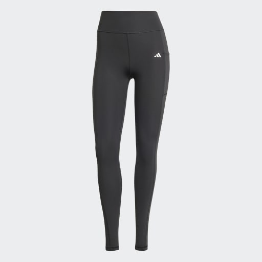 ADIDAS OPTIME FULL LENGTH LEGGINGS  - Black